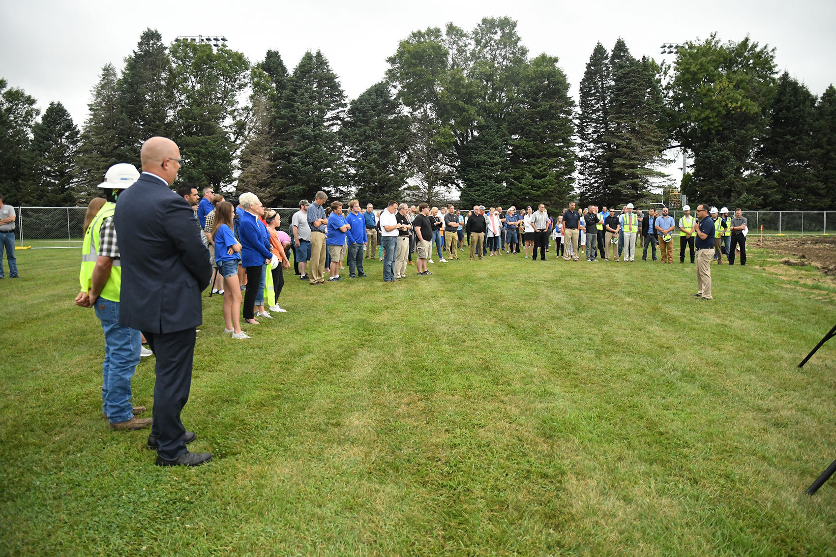 Tim Gesink speaks at groundbreaking